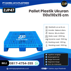 Pallet Plastik ZJP47 110x110x15 cm