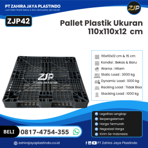 Pallet Plastik ZJP42 110x110x12 cm